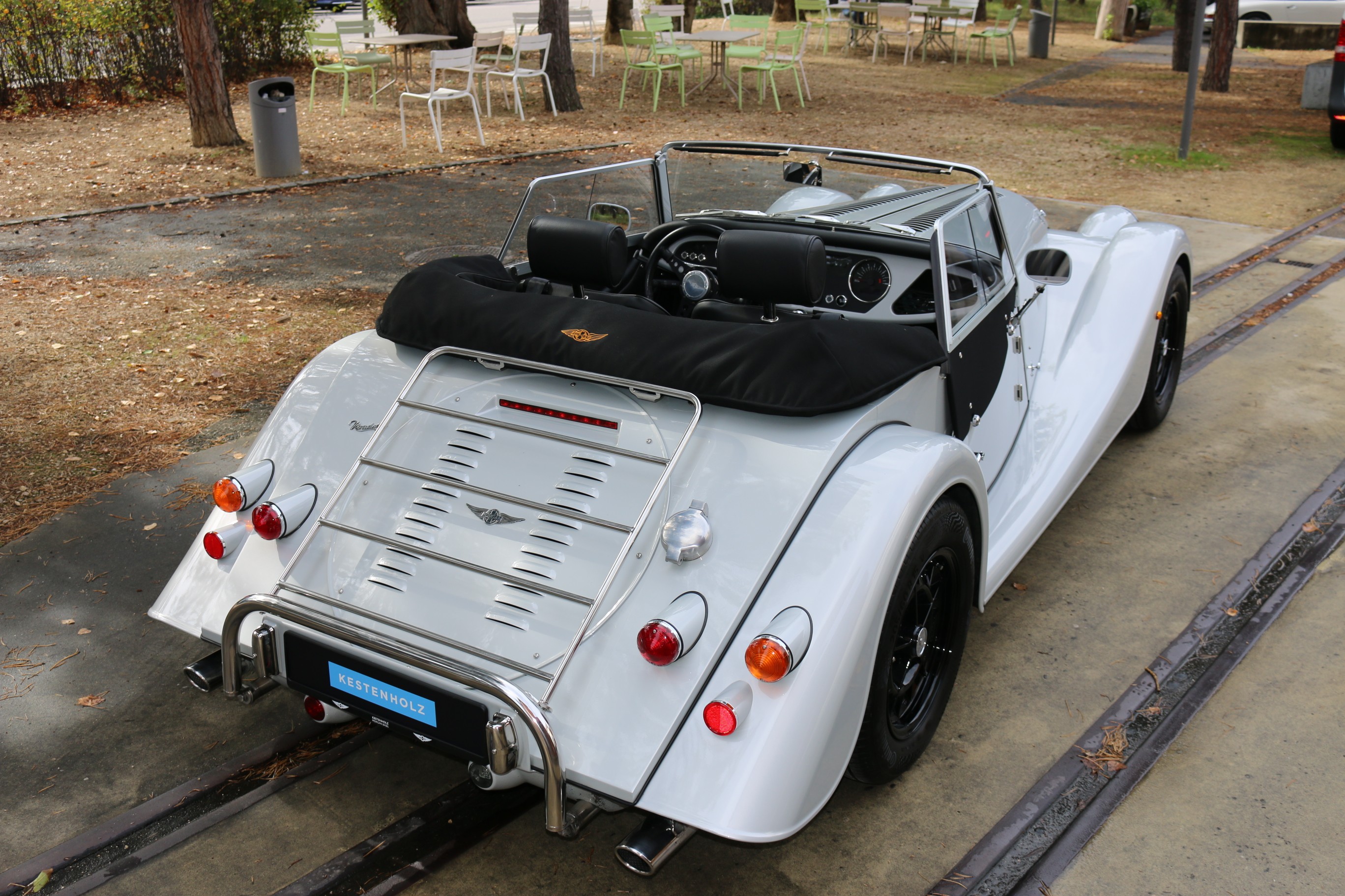 Grillmesh, Gep&auml;ckbr&uuml;cke, Mohairdach, Hood Cover, Seitenscheibentasche, Moto-Lita Lederlenkrad,&nbsp;